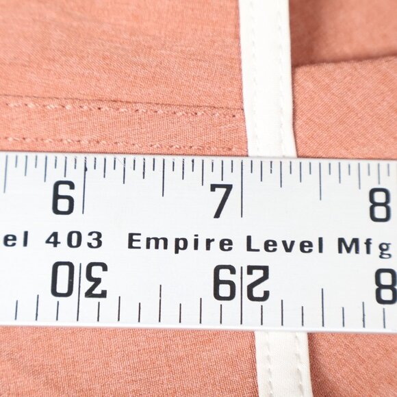 Vuori Cruise Board Shorts Mens Size 36 Red Two Tone Swim Trunks Surf Beach - Picture 9 of 11